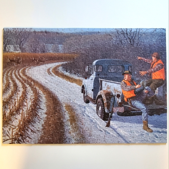 Hayden Lambson's Wildlife 513pc Puzzle "Freshest Tracks We've Seen All Day" - Picture 2 of 11